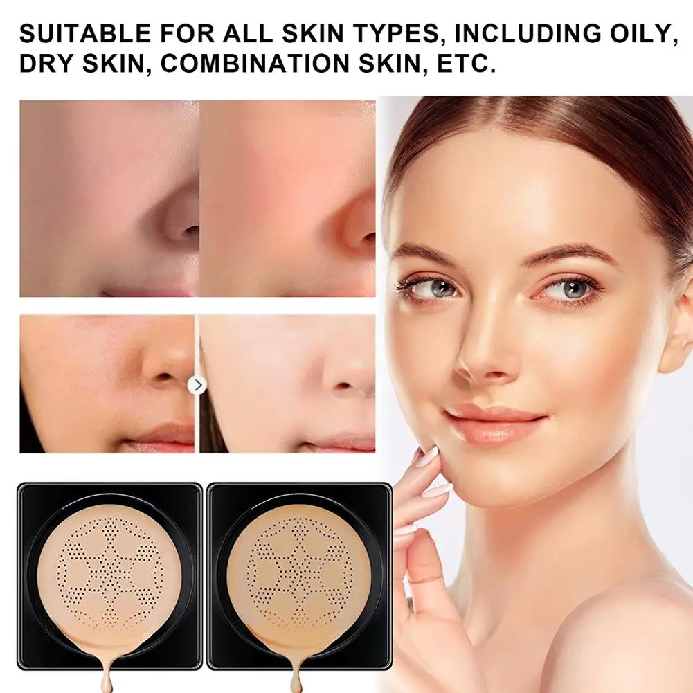 Mushroom Head Air Cushion BB Cream Moisturizing CC Liquid Foundation Concealer Skin Tone Makeup Base Primer Cosmetics