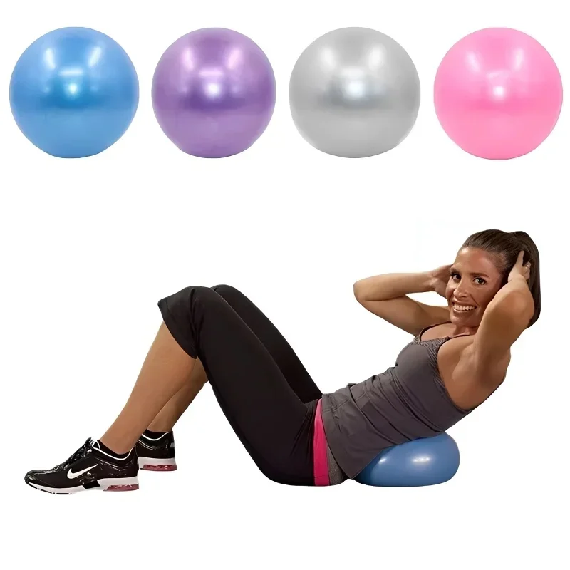 25cm Yoga-Ball für Gymnastik, Fitness und Pilates - Balance-Übungsball für Indoor-Training und Core-Training