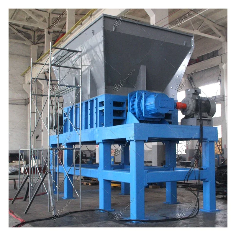 Industrial Scrap Metal Double Shaft Shredding Machine Metal Shredder Double Shaft Shredder small plastic shredder