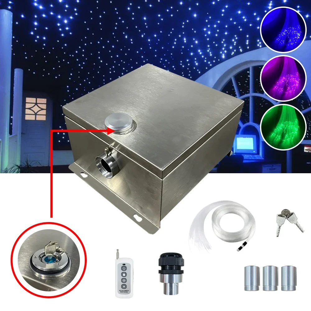 

40W APP Control LED Twinkle Fiber Optic Light High Brightness LED Engine Light for Car Home Star Sky Ceiling Lighting