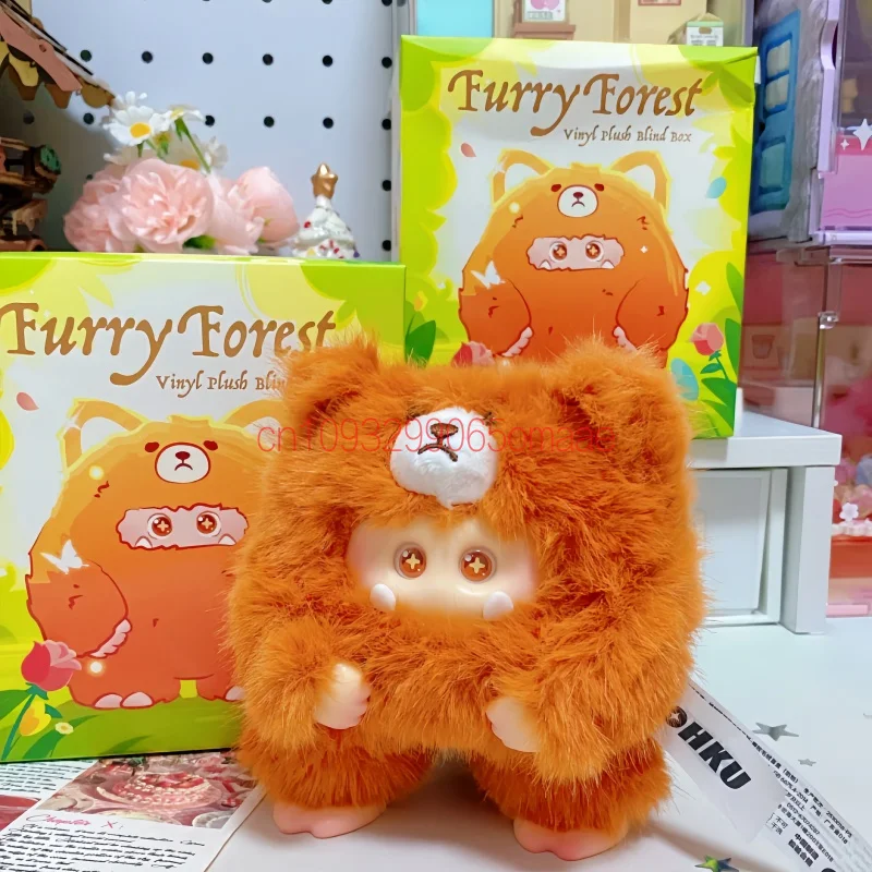 New Ohku Velvet Monster V2 Furry Forest Series Blind Box Vinyl Plush Doll Desktop Ornament Cute Anime Collectible Birthday Gifts
