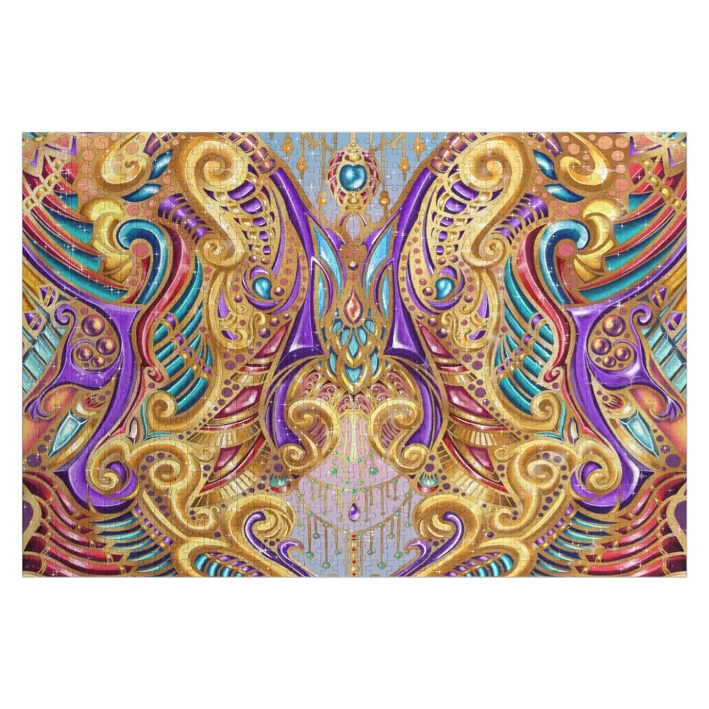 Golden Carnival Jigsaw Puzzle Name Wooden Toy Wooden Compositions For Children Custom With Photo Personalized Gift Ideas Puzzle