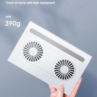 Gaming Laptop Air-cooled Cooling Pad Stand Dual Fans Support for 16 Inch Tablet Notebook Universal Portable Lifting Bracket