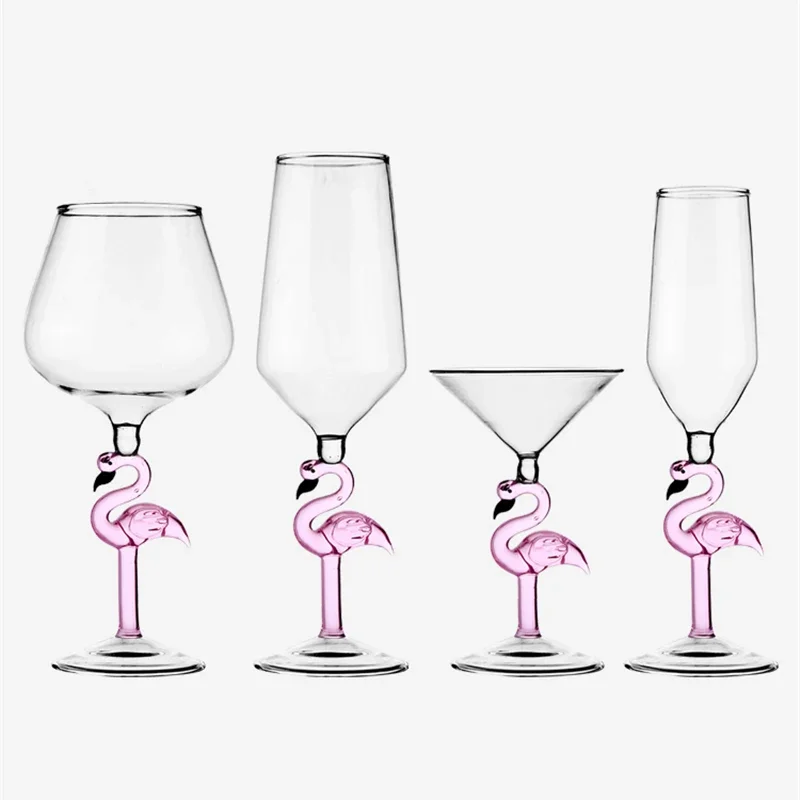 

Кубок с фламинго, креативный элегантный бокал для вина, чашка для девочек, милый бокал для красного вина, домашняя вечеринка, бар, атмосфера, бокалы для шампанского, посуда для напитков