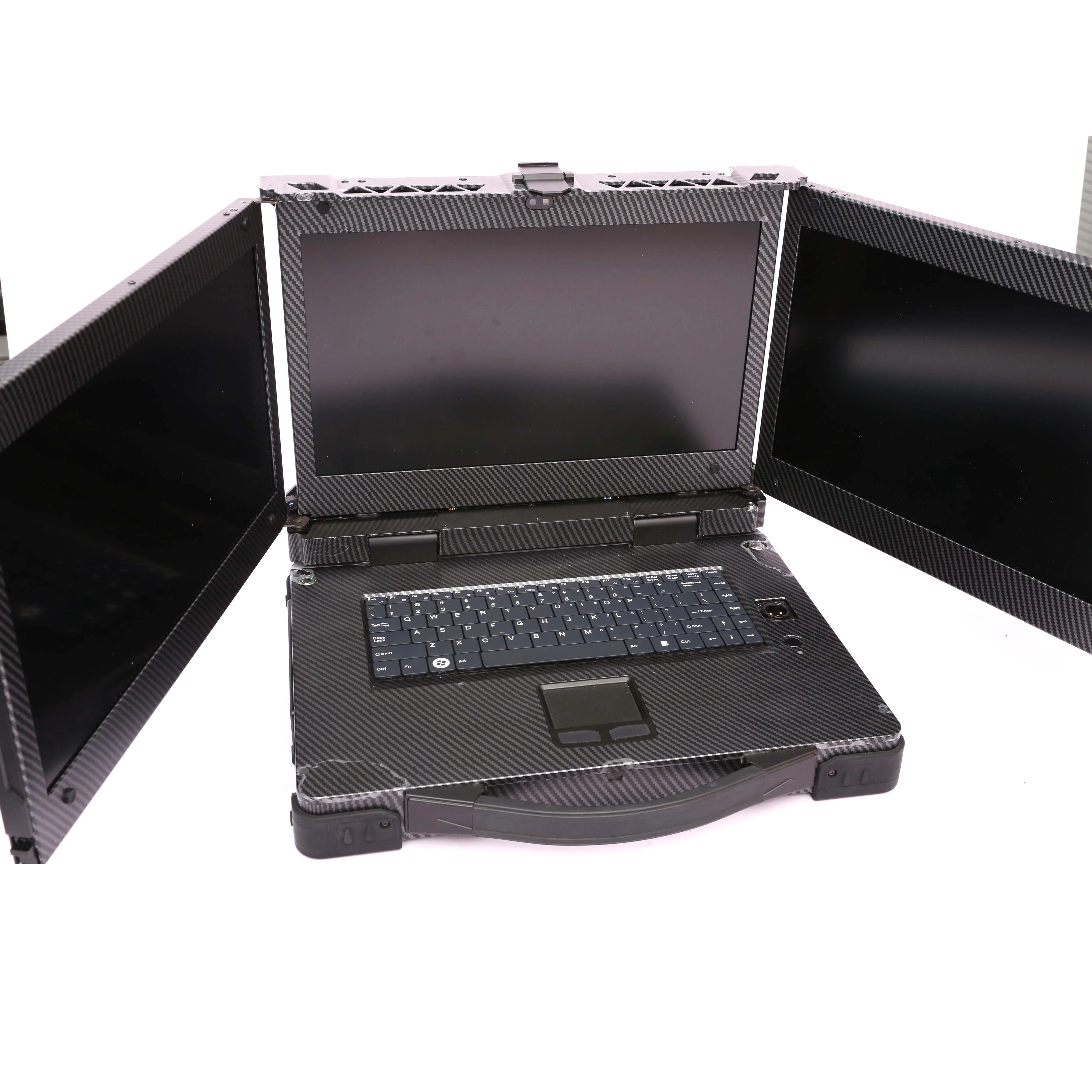 Portable Case Folding Screen Portable All-in-one Machine Flip Up Three Screens