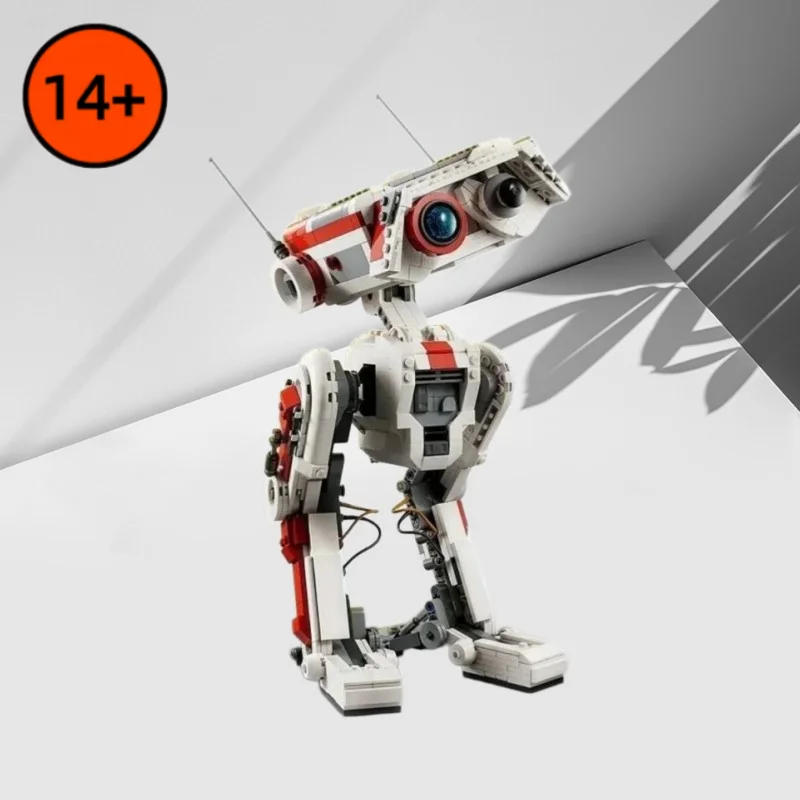 Nouveauté : Robot Intelligent BD-1 Fallen Order, Blocs de Construction Thème Star Wars, Compatibles 75335, Jouets de Fête, Cadeaux d'Anniversaire pour Enfants