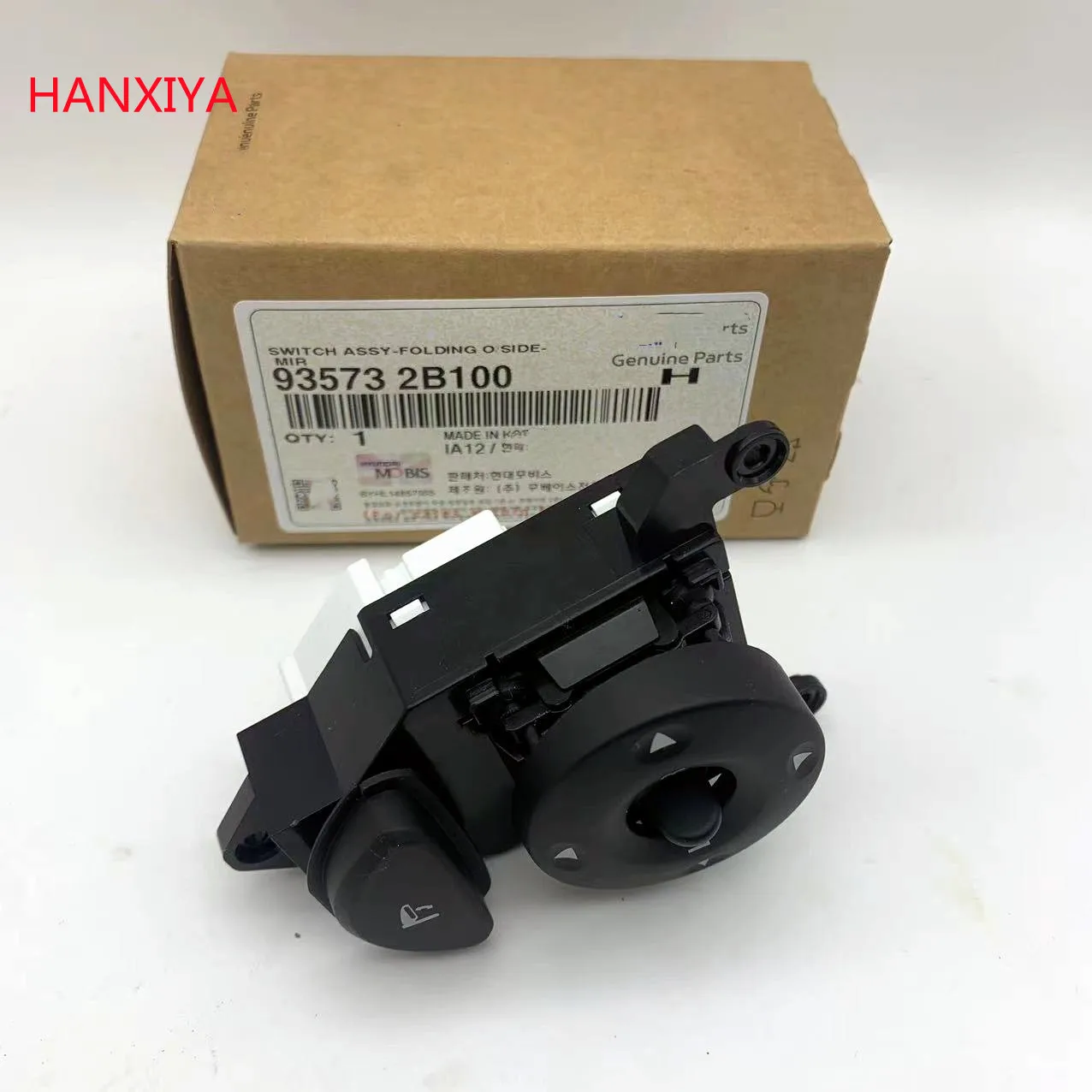 935732B100 Genuine For Hyundai 2.4 2.7 New Santa Fe Outside Rearview Mirror Left and Right Up and Down Adjustment Switch Buttons