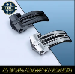 High quality For TAG Heuer Watch Buckle stainless steel button Leather Silicone Strap men's butterfly buckle Folding Clasp 20mm