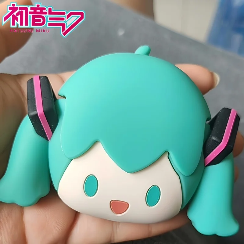 Seksowne anime Hatsune Miku Cartoon bezprzewodowe słuchawki Bluetooth zestaw silikonowa osłona ochronna półwuszne dziewczyny prezent na boże narodzenie