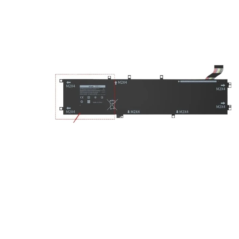 For Dell XPS 15 9560 9570 9550 7590 P56F001 Precision 5510 5520 5530 5540 M5520 M5510 Replacement Vostro 7500 7590 6GTPY Battery
