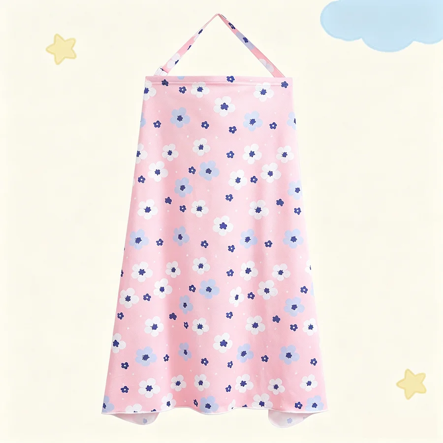 Soft, comfortable & breathable floral pattern baby nursing cover