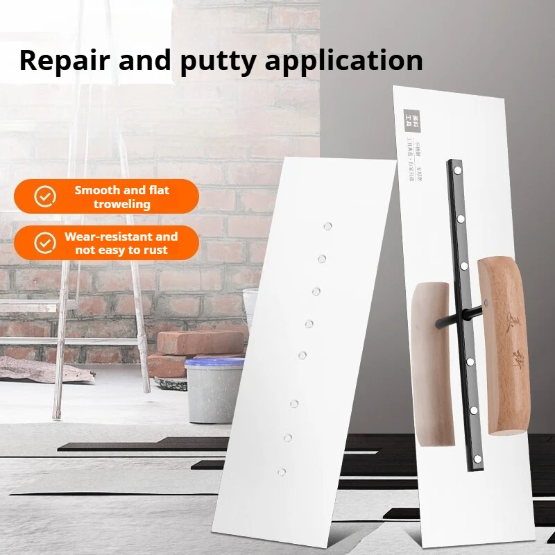 Stainless Steel Putty Knife Portable Putty Scraper Mason Tile Brick Tiling Shovel Trowel Multi-functional Construction Tools
