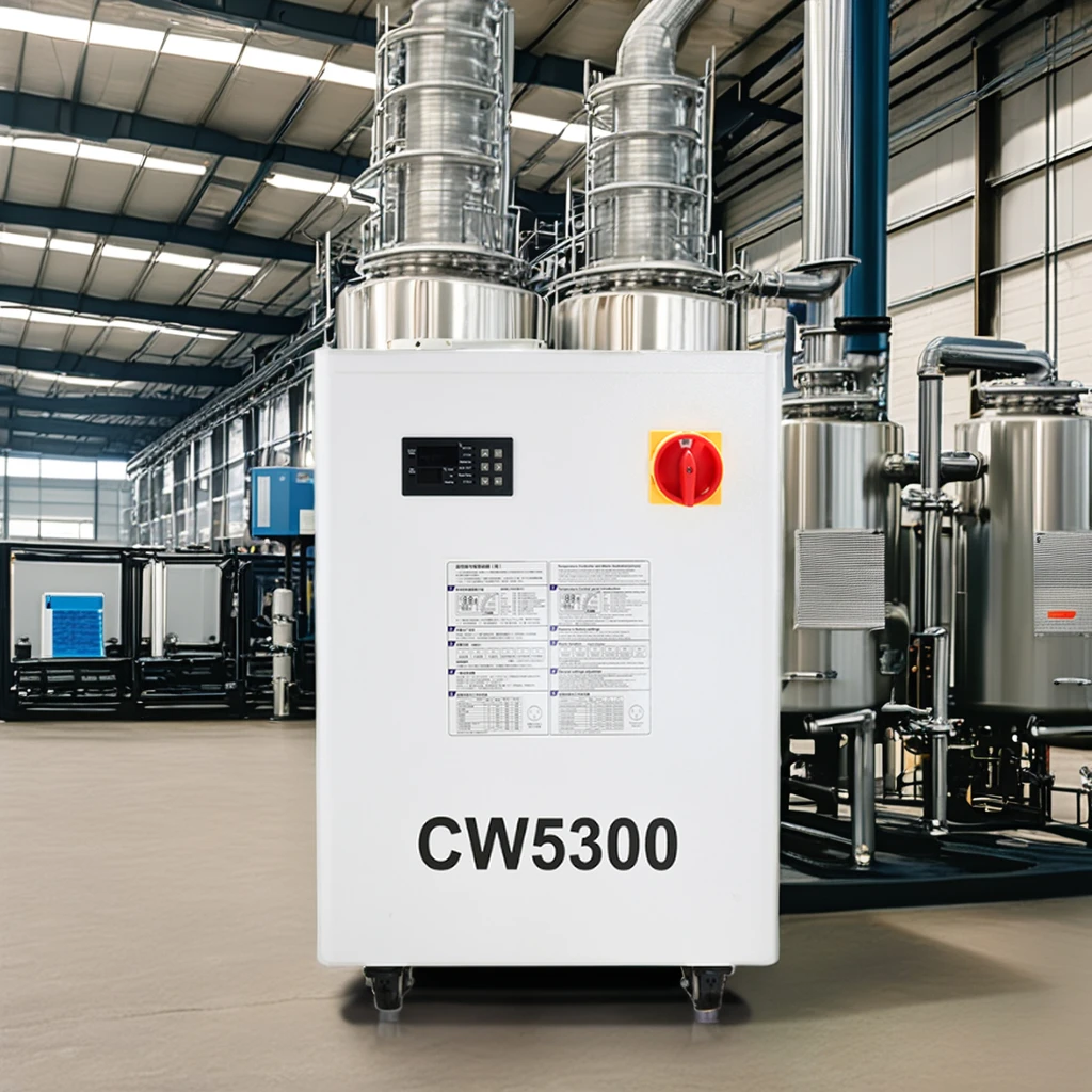 CW5300 Охладитель воды для охладителя резервуара для воды CO2 Низкотемпературный рециркуляционный промышленный охладитель для лаборатории