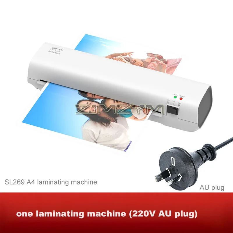 เครื่องเคลือบบัตรความร้อนขนาด A4 รุ่น SL269 สำหรับสำนักงานและบ้าน ใช้ได้ทั้งแบบร้อนและเย็น ควบคุมอุณหภูมิอัจฉริยะ