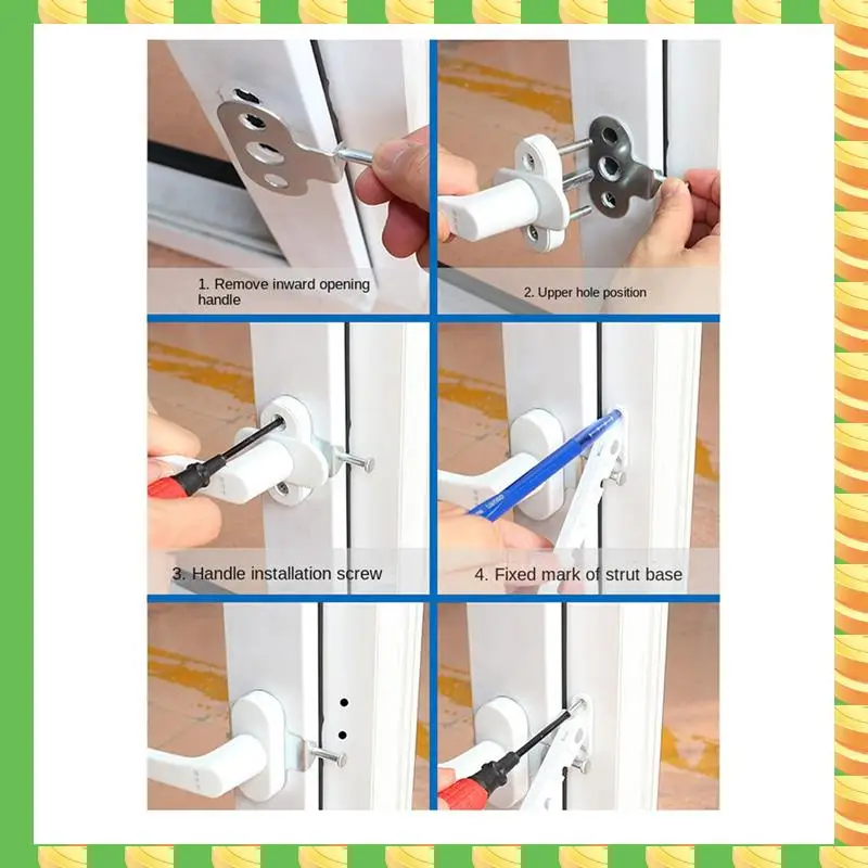 

AB53 3X новый ограничитель окна, защелка, ограничитель положения, створка, ветровая скоба, домашняя защитная дверь, оконный замок, защита от детей