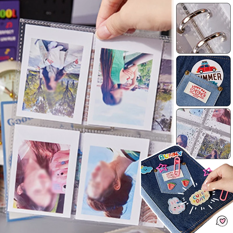 Y2K Cute A5 Kpop Photocard Binder Kpop Idol Card Collect Book Photo Album Book Binding Machine Large Capacity Picture Holder New