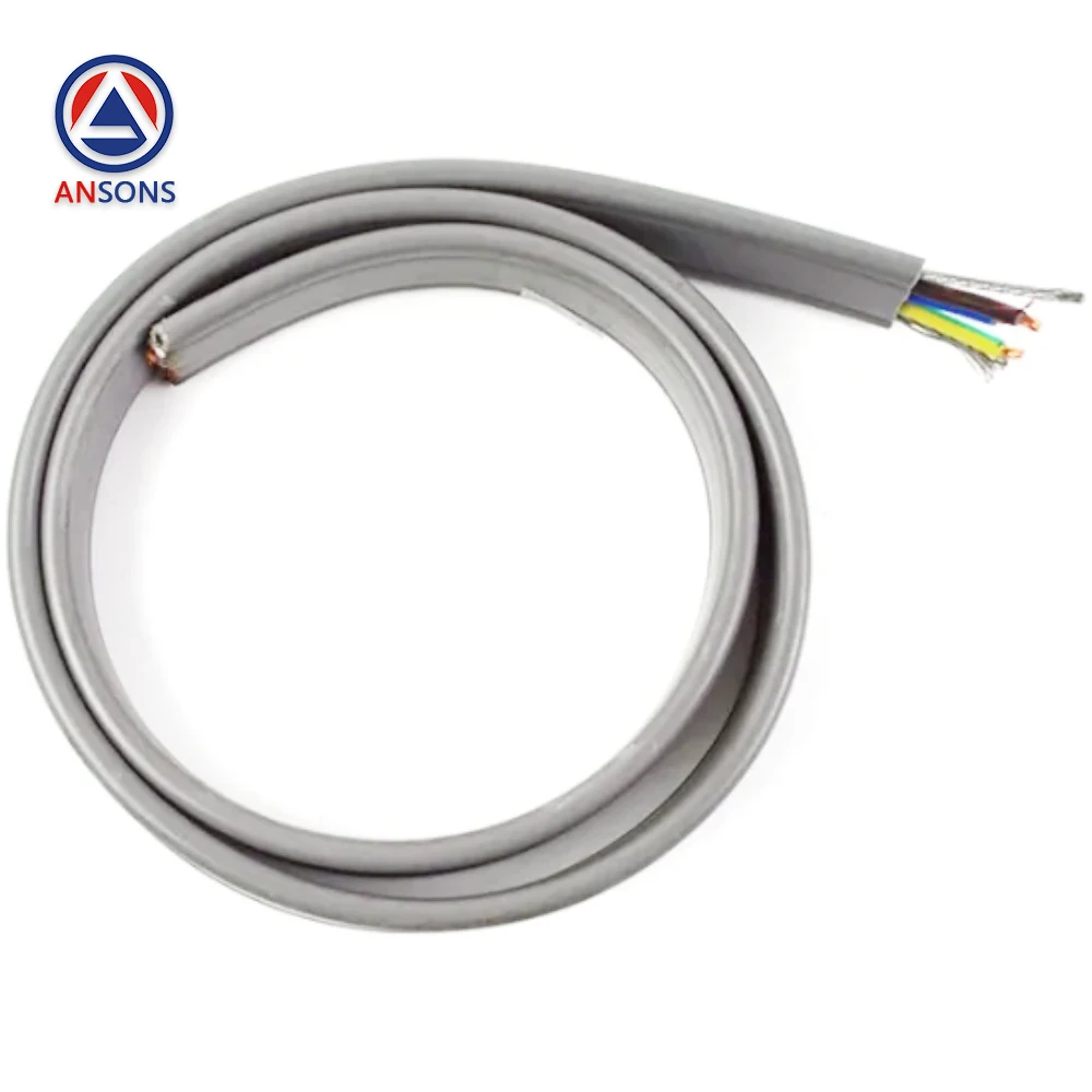 TVVB 16 core 0.75 mm TVVBSG 22x0.75+7x0.5+2x0.75mm² Ansons Elevator Flat Cable Traveling Cable Ansons Elevator Spare Parts