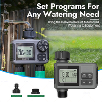 Automatic 2-Zone Water Timer Intelligent Irrigation Watering System Sprinkler Timer Garden Programmer Water-Saving Controller