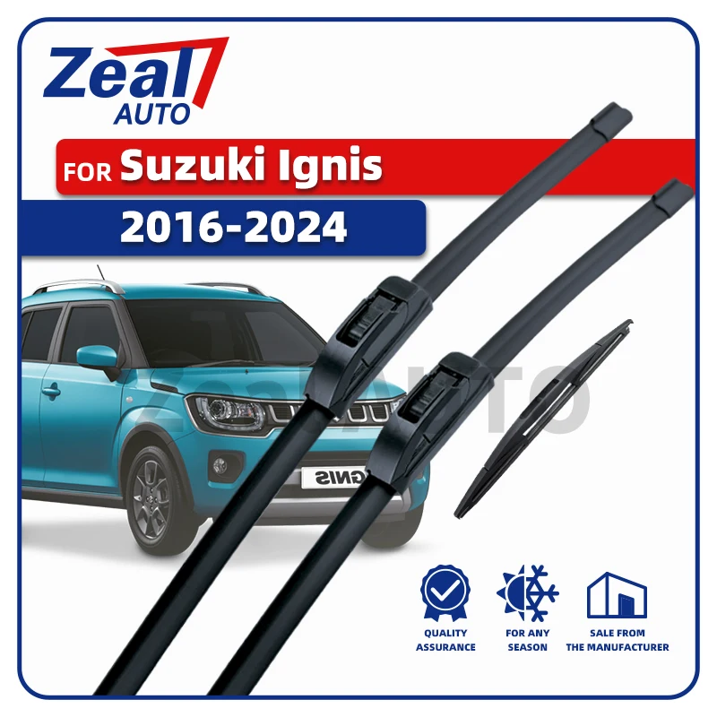 

Передняя и задняя щетка стеклоочистителя с левым рулем для Suzuki Ignis MK2 MF 2016-2024 2017 2018 2019 2020 2021 2022 2023 лобовое стекло 21 "18" 12 "аксессуары
