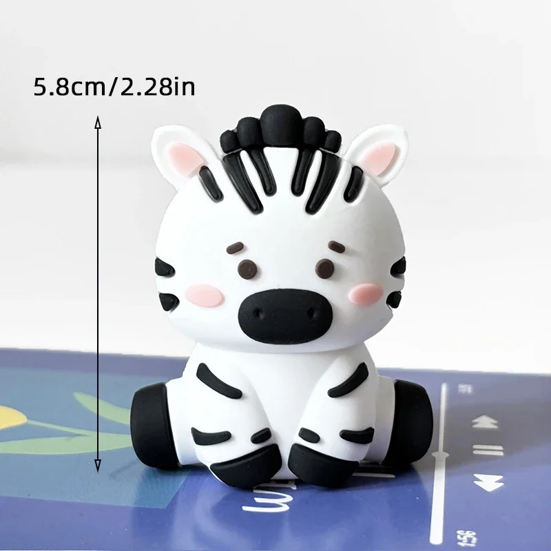 Dschungel Safari Tier Kuchen Topper Set Löwe Elefant Giraffe für Wild One Baby Dusche Geburtstag Party Dekorationen Kinder Kuchen Dekor – Detail 13