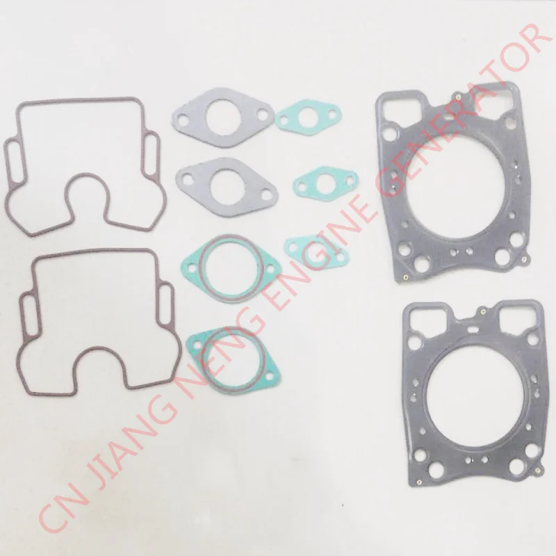 2V80 CYLINDER GASKET ENGINE KM2V80 KD2V80 YP2V80 HY2V80 EV80 CD2V80 FLM2V80 GENERATOR 8KW 10KW 12KW CYLINDER PAD FULL SET PAD