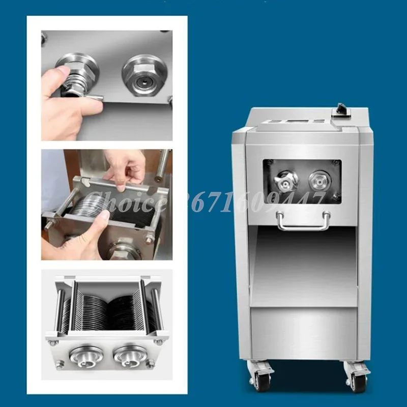 Commercial Stainless Steel Electric Meat Cutter Vegetable Cutting Machine And Fruit Cutter