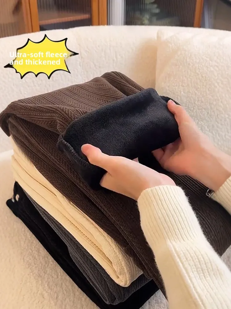 

Мужские утепленные спортивные брюки прямого кроя с вышивкой в виде колосьев пшеницы, повседневные, свободного кроя, длинные