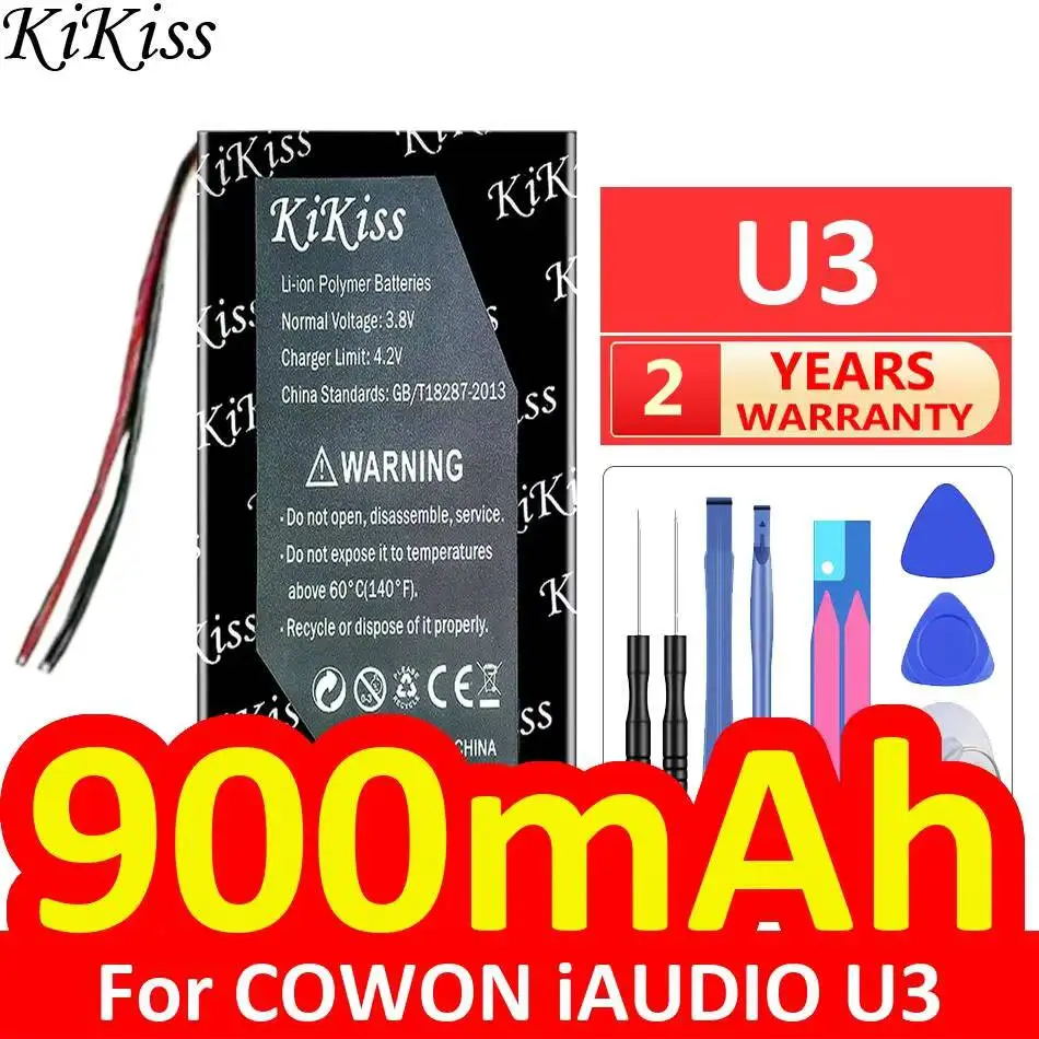 For Cowon Iaudio U3 High Performance Portable Music Player Battery 900mAh Premium Replacement