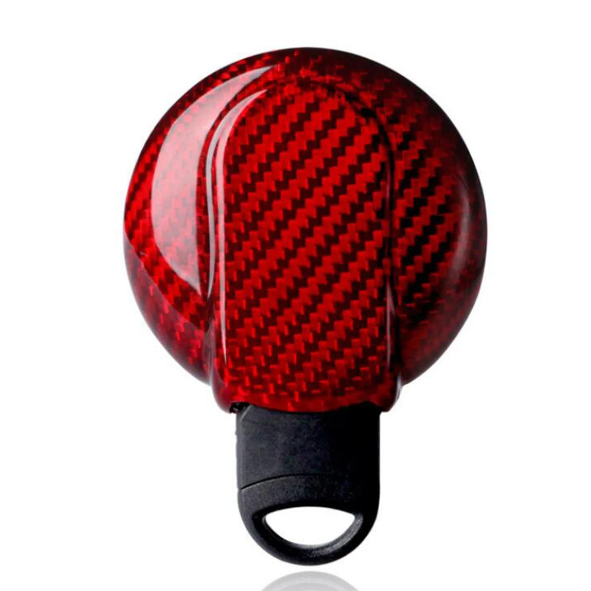 1 Set Real Carbon Fiber Car Key Case Cover Shell For BMW mini cooper F55 F56 Key Protective shell