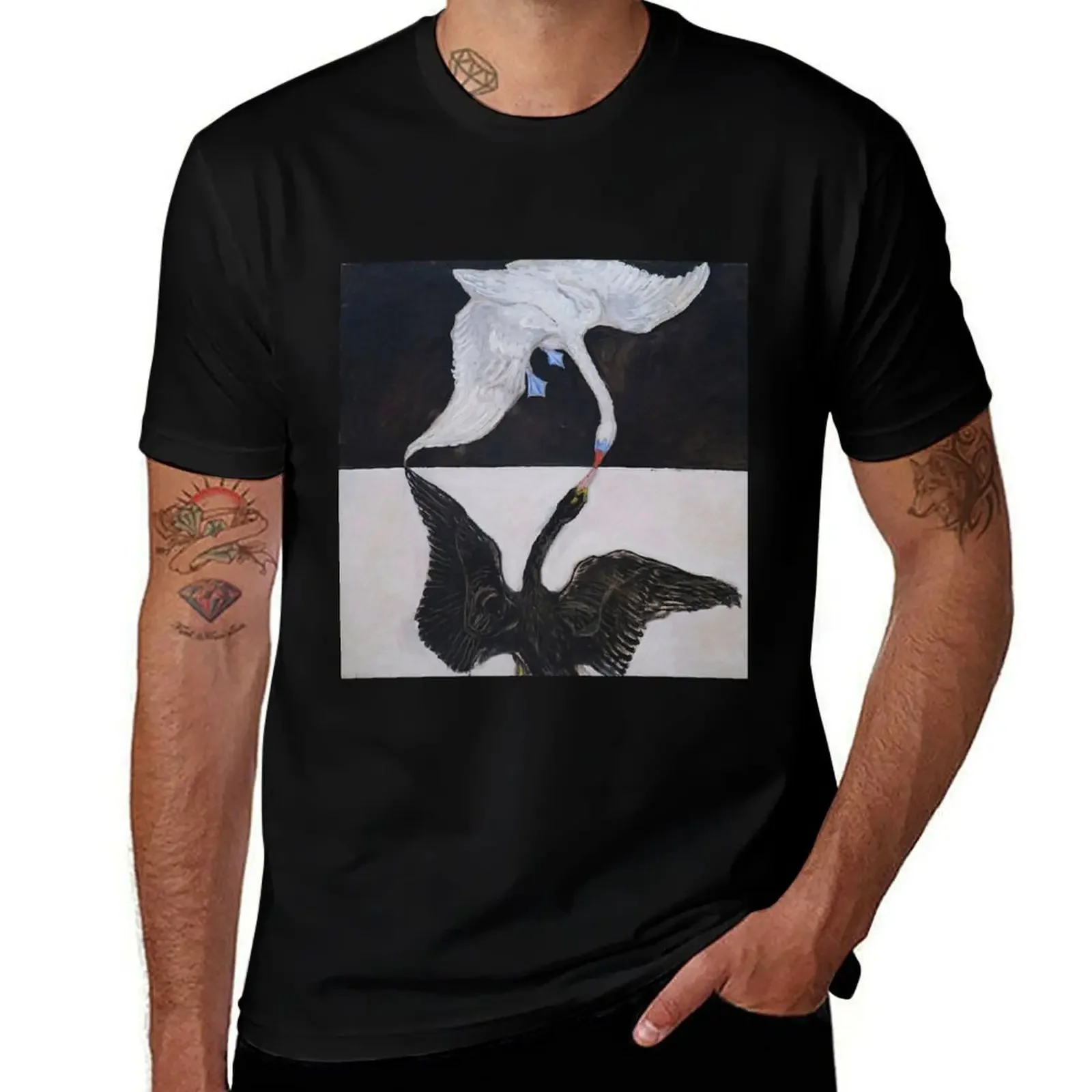 

Hilma af Klint The Swan, No.1, Group IX-SUW T-Shirt graphics anime tshirt customs design your own for a boy designer t shirt men