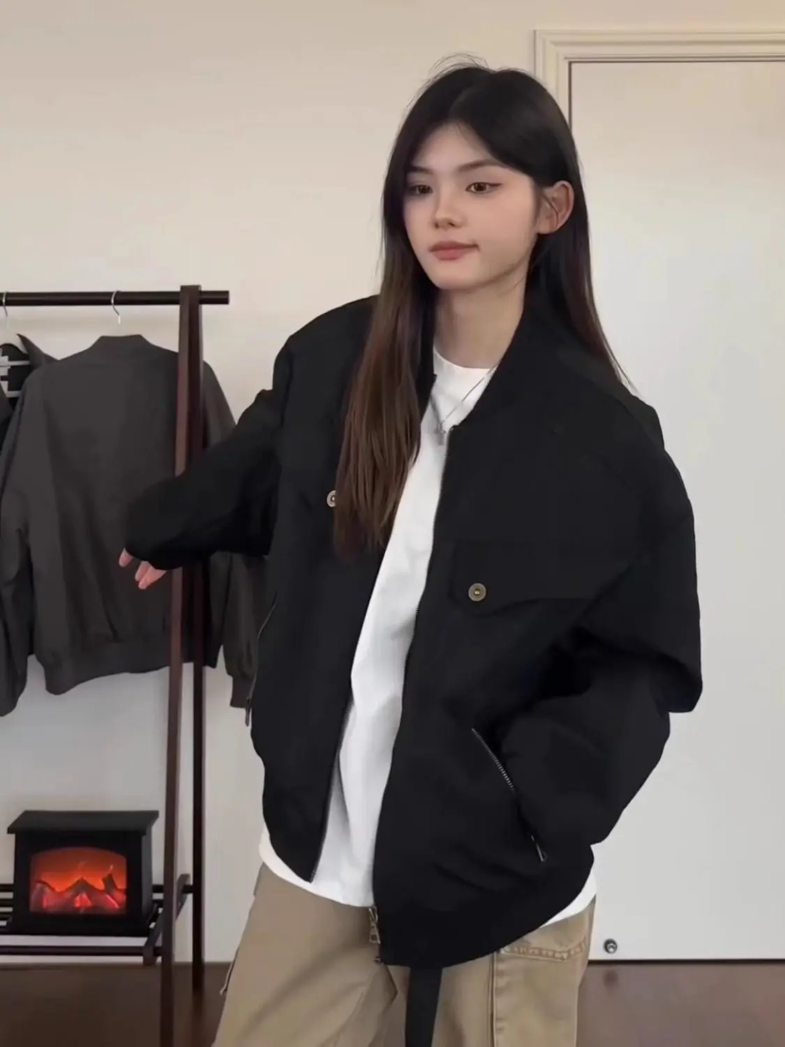 

Куртки-бомберы, женская куртка Techwear, осенняя саржевая куртка-карго, утилита, лоскутное армейско-зеленое клетчатое покрытие, профессиональная, практичная