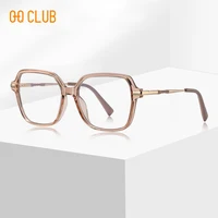 O-Q CLUB, diseño Simple, gafas antiluz azul con montura grande a la moda, gafas de lectura para mujer, gafas graduadas personalizables