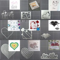 Love Heart Metal Cutting Dies DIY Scrapbooking Album Paper Card Template Mold Embossing Craft Decoration