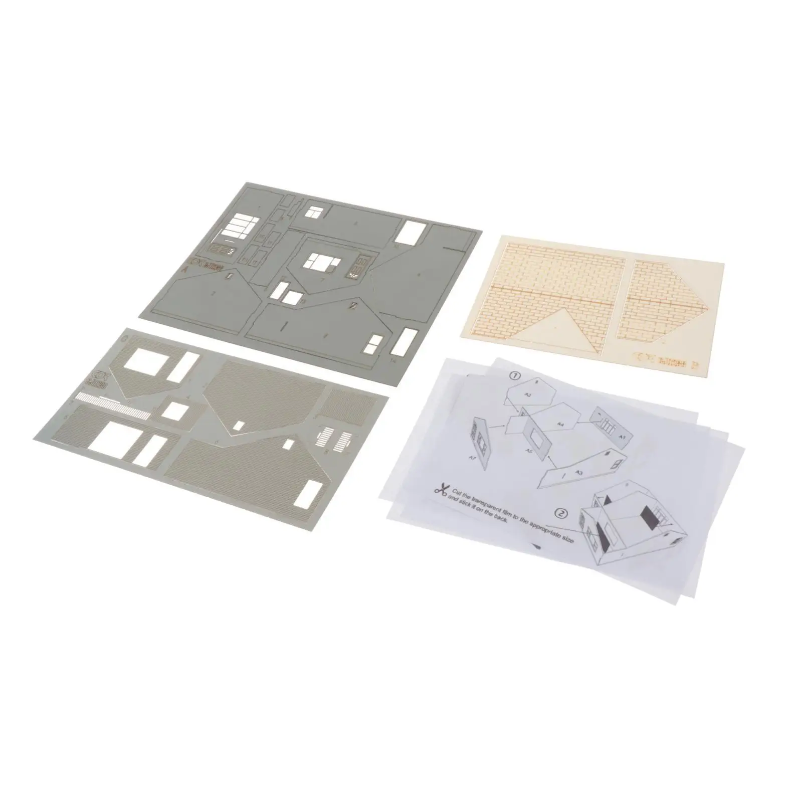 Kit de modelo de construcción, adorno, escena DIY sin terminar, fácil montaje, calle, 1/64