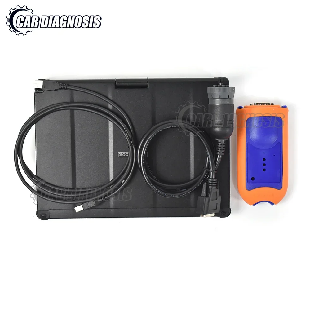 Laptop Edl V2 Toughbook CF C2 + Equipamento de Construção Agrícola, kit de diagnóstico de serviço Edl, consultor de ligação de dados eletrônicos.