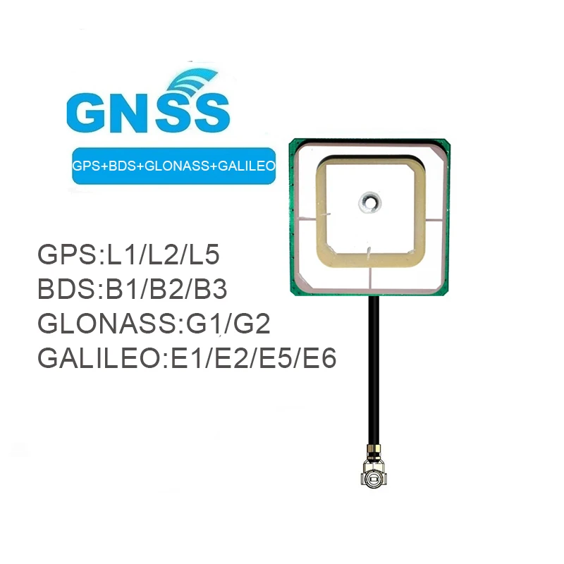 GPS L1 L2 L5 GNSS High-Performance High-precision Positioning Active Antenna Multi-star Multi-frequency BDS GLONASS GALILEO