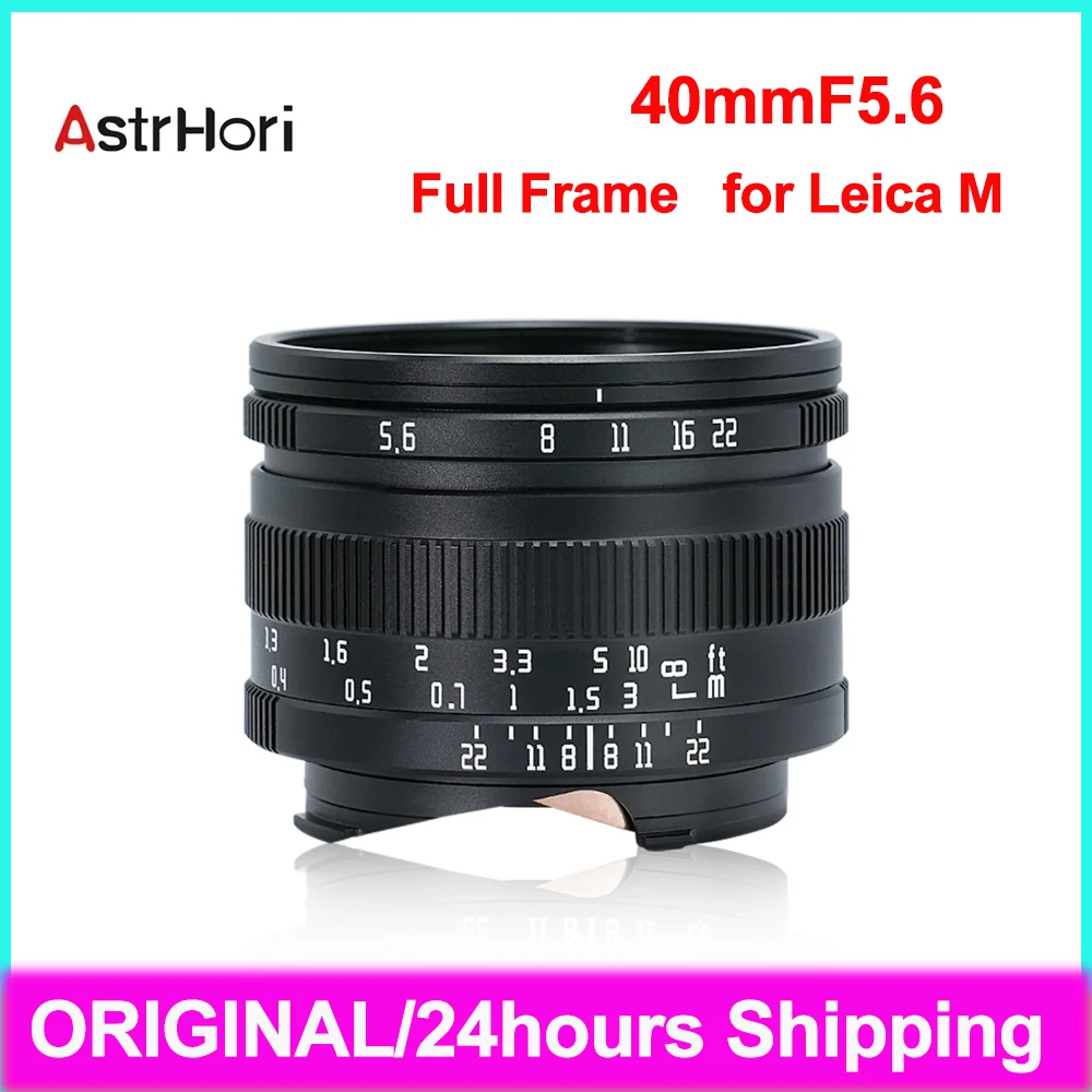 Astrhori 40mm F5.6 Lens Full Frame Manual Camera Lens for Leica M M11 M240 M3 M6 M7 M8 M9 M9p M10 Mount Cameras