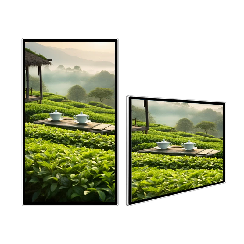 32, 43, 55, and 65 Inch Indoor Hanging Digital Signage LCD Menu Board Display Advertising Device。 Window, Ceiling Wall Mounting