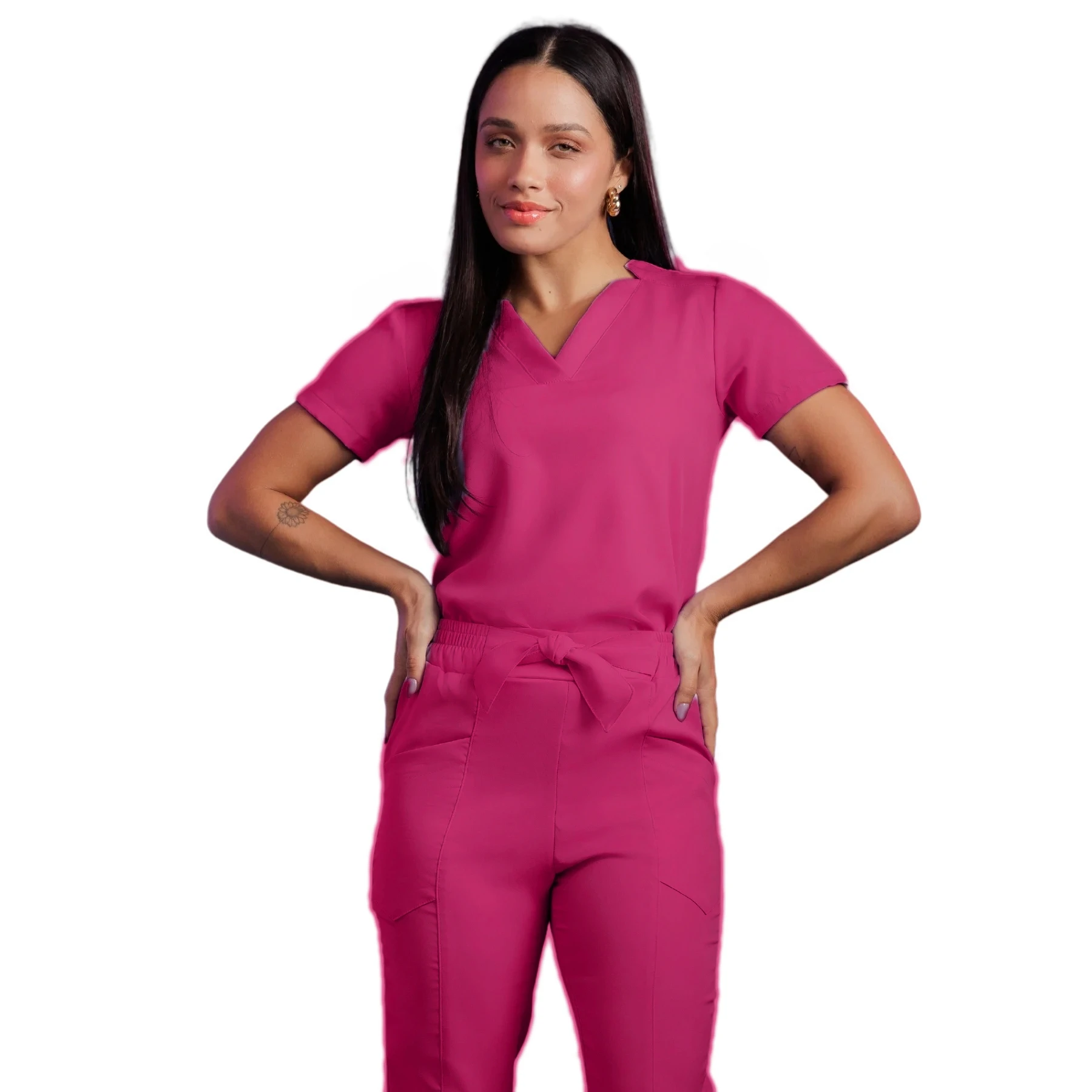 Produttore nuove uniformi da infermiera lavaggio a mano vestiti bellezza Pet odontoiatria medico infermiere lavoro cure mediche set di scrub medici