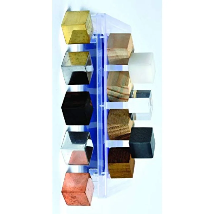 

Юниайдед Сайенсифик ™ Набор из 12 кубиков плотности DCSET12 в пластиковом боксе для хранения