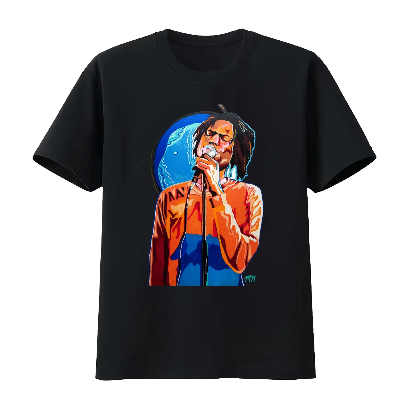 Daniel Caesar Art T-Shirt Summer Casual Cotton Tee Oversized Streetwear Tops Vintage Graphic Print Loose Fit Short Sleeve