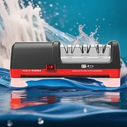 TAIDEA TG2101 Professional Electric Knife Sharpener, High-Power Knife Sharpening Machine, EU and US Plugs, Grit 360/600# 1000#