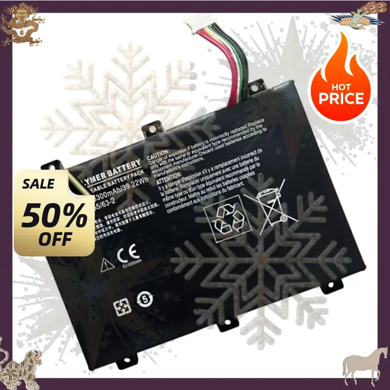 SWZY 7.4V  5300mAh SMP-BOBCACLL4 2ICP7/55/63-2 Laptop Battery for Xplore XSlate B10 IX101B2 D10 iX101B1 Rugged Tablet SMPSBINTL