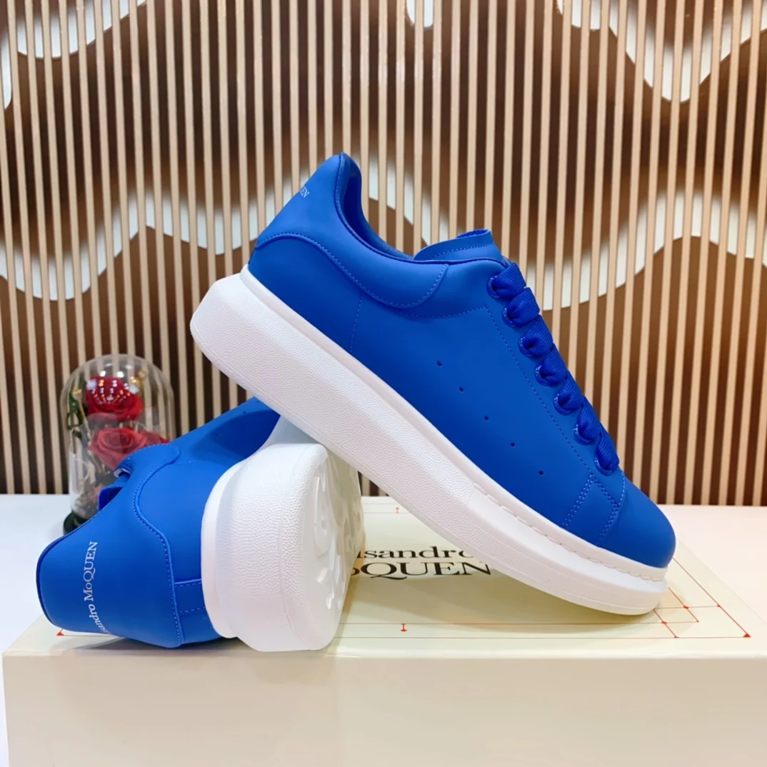 Top Hight Quality Mens Casual Shoes Real Leather Womens Brand Designer Tennis Shoes Classic Fashion Design AMQ running shoes