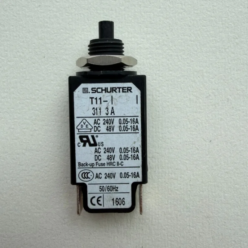 

SCHURTER T11-311 Series Switch Circuit Breakers. 250 QC SP THERML3A 5A 7A