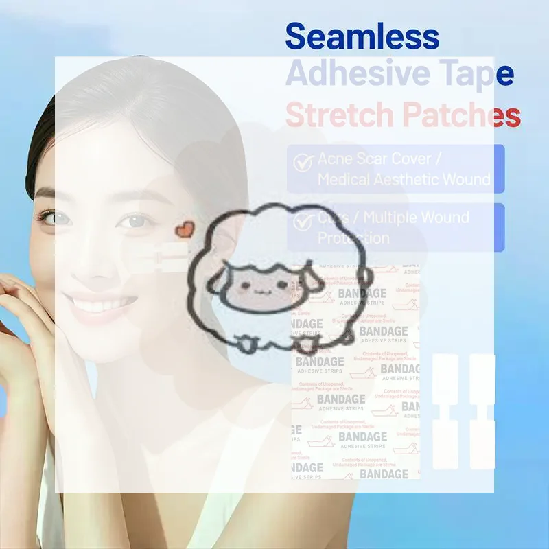 25/50Pcs Adhesive Strip Suture Bandages Butterfly Closure Bandage Strips For Closing Skin Wounds With Non-Stick Pad