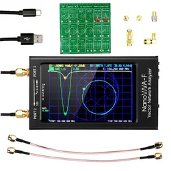 NanoVNA-F Vector Network Analyzer V3.1 Version 4.3 Inch IPS LCD Display Antenna Analyzer Short Wave HF VHF UHF Network Tester