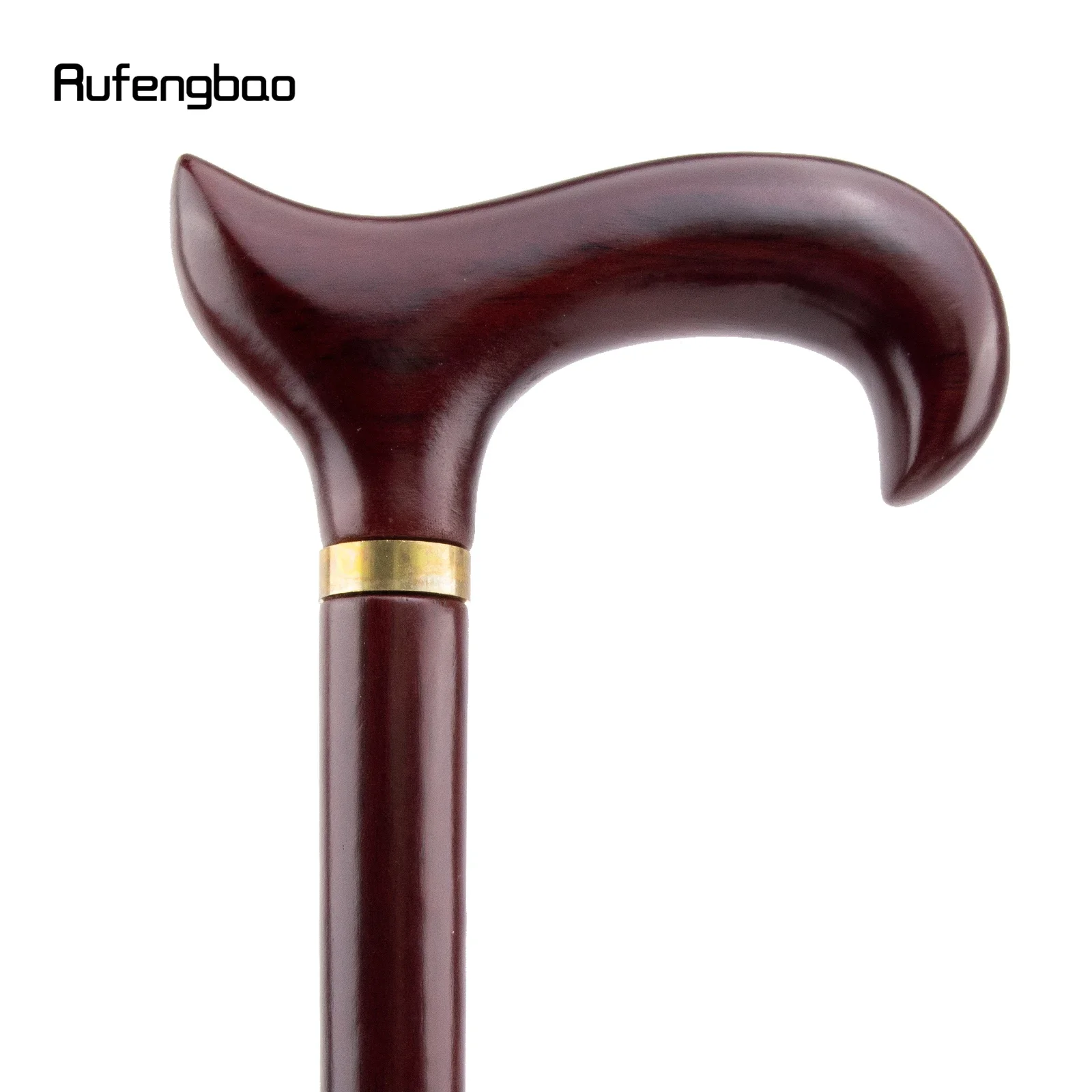 البني خشبية واحدة مشتركة موضة عصا للمشي ديكور تأثيري حفلة عصا للمشي هالوين الصولجان العكاز العصا كروسيير 94 سنتيمتر