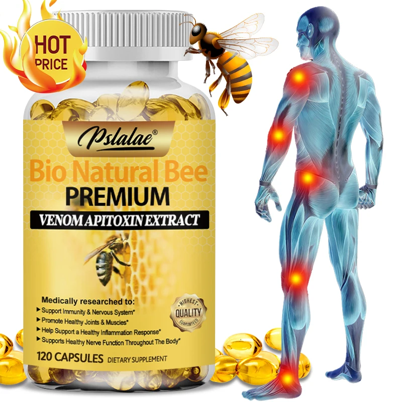 Bee Venom Extract Capsules 120 capsules Non-GMO