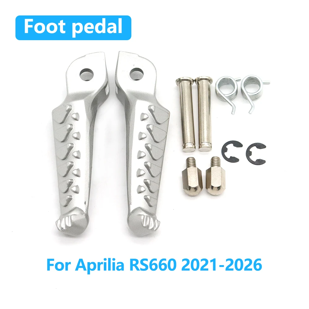 

For Aprilia RS660 RS 660 660RS 2021 2022 2023 2024 2025 2026 Motorcycle Accessories Front Footrests Foot Pedals